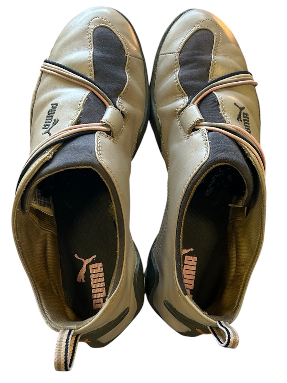 Rare Vintage Y2K Archive Puma Amoko Slip On Sneakers Blokette Gorpcore Grey 7